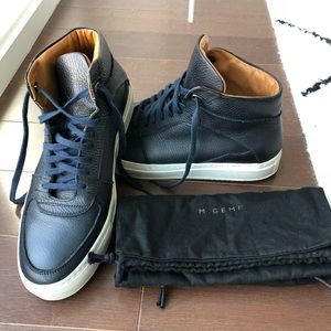 M Gemi Navy Hightop Sneakers